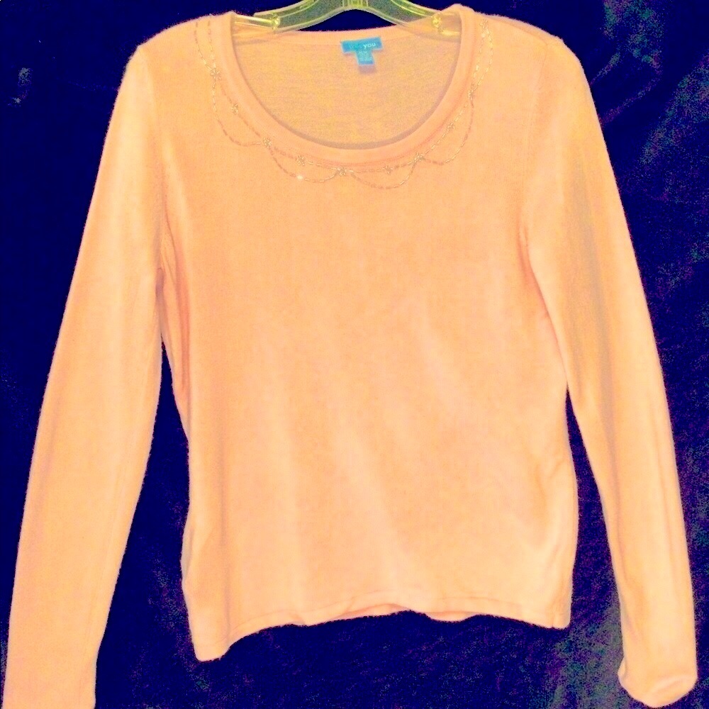 BLUSH PINK KITTEN SOFT SWEATER